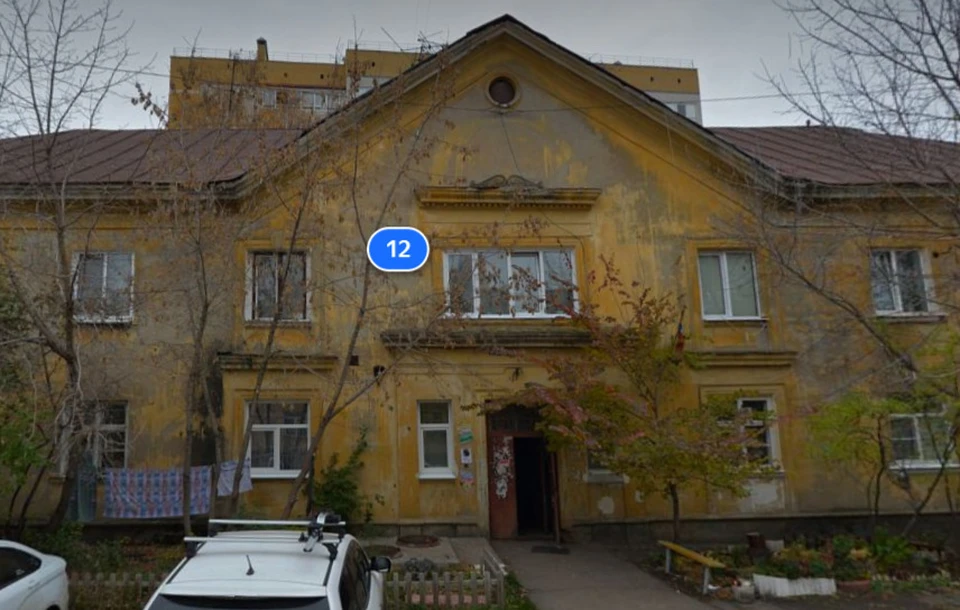 Режим повышенной готовности введен в аварийном доме Сормовского района. Фото: Яндекс Карты