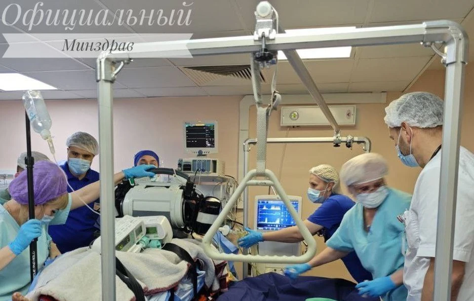 Всех пострадавших в ЧП на «Беларуськалии» перевели в минский ожоговый центр и нейрореанимацию. Фото: Минздрав Беларуси.