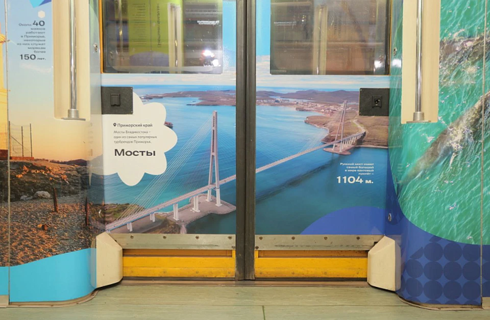 «Дальневосточный экспресс» будет курсировать по Арбатско-Покровской линии в течение полугода. Фото: пресс-служба полномочного представителя Президента РФ в ДФО