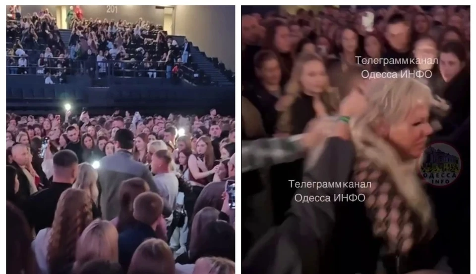 Драка на концерте певицы Лободы. Фото: Коллаж "КП"