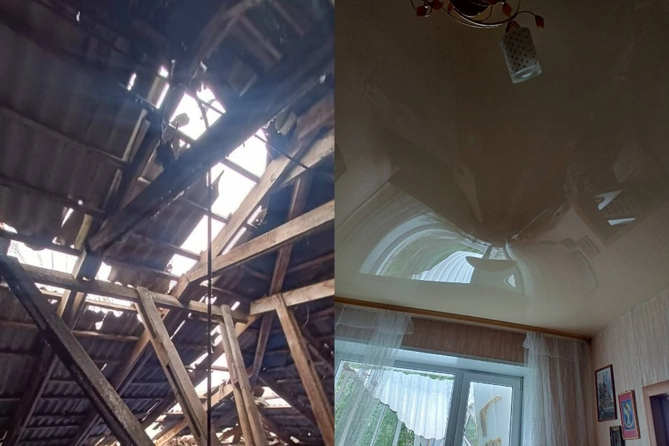 В Новосибирске уже пять месяцев не могут отремонтировать крышу жилого дома на улице Шукшина, 12. Фото: предоставила Оксана.