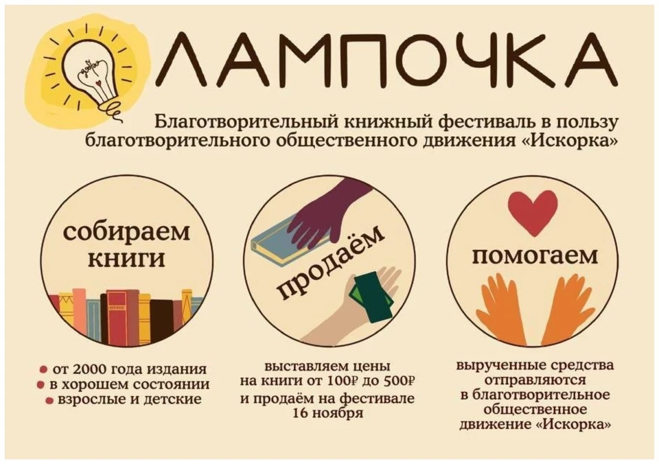 Вырученные средства направят в «Искорка Фонд».