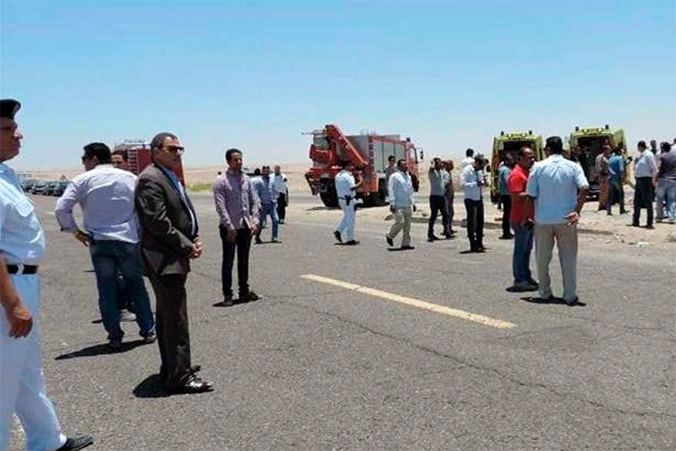 В Египте автобус с туристами, среди которых были россияне, попал в ДТП.