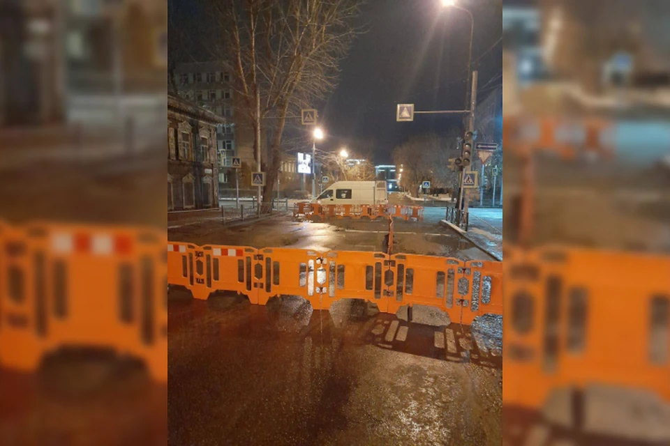 Участок улицы Дзержинского в Иркутске закрыт из-за аварии.