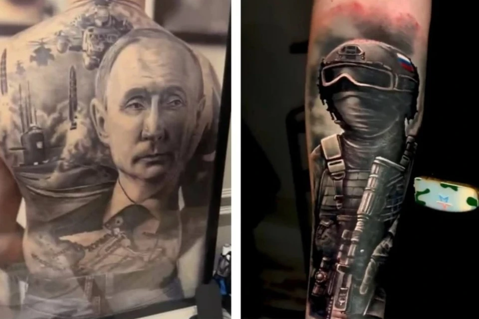 Ростовчанин заказал тату Владимира Путина на всю спину и ушел в зону СВО Фото: архив героя публикации