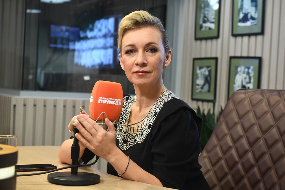 Официальный представитель МИД Мария Захарова