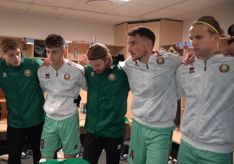 Белорусы сыграли с датчанами 2:2. Фото: кадр видео АБФФ