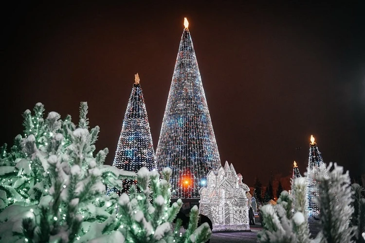 Световые фонтаны, нарядные елки и новые фотозоны: как украсят Самару к Новому году 2025/2026