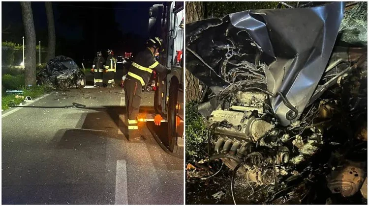 Жуткое ДТП в Италии: Гражданин Молдовы не справился с управлением и на высокой скорости врезался в деревья - мужчина погиб на месте