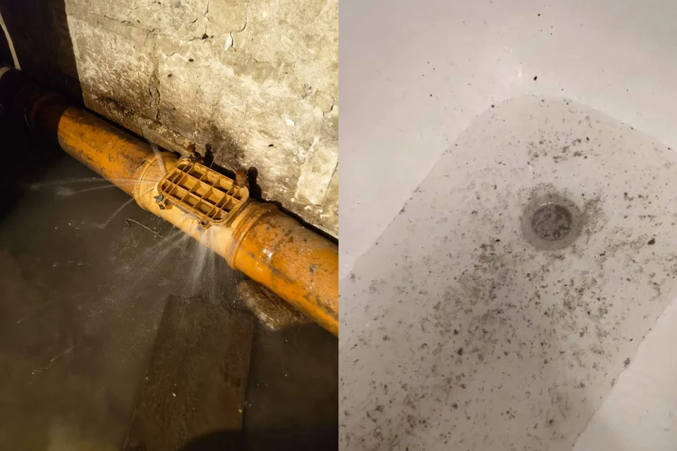 Жильцы пятиэтажки живут без воды из-за засоров. Фото: предоставлено Татьяной.