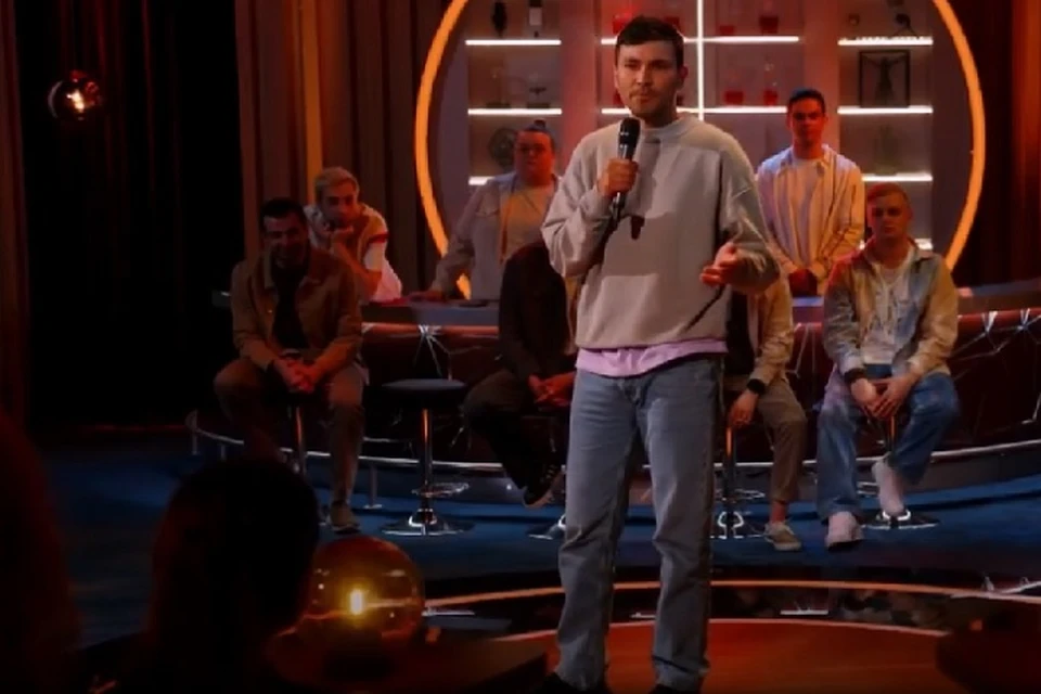 Рефат Абдулмеджитов из Керчи стал одним из победителей шоу "Стендап рулетка". Фото: кадр из программы