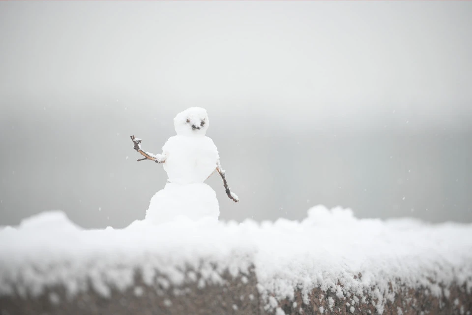 Снеговиков, пожалуй, лепить ещё рановато. Если только совсем маленьких.