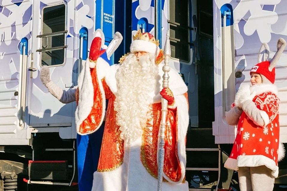 Дед Мороз горячо приветствовал хабаровчан