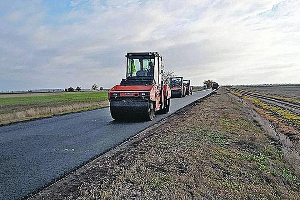 Ремонт дороги Круглозерка - Нововладимировка протяженностью 11,6 км в разгаре. Министерство транспорта Херсонской области/Tg