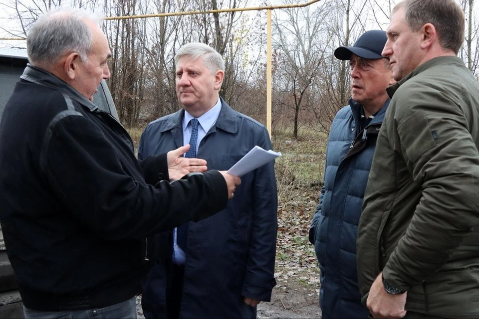 Губернатор Сахалинской области проинспектировал восстановление Шахтерска. Фото: ТГ/Чертков