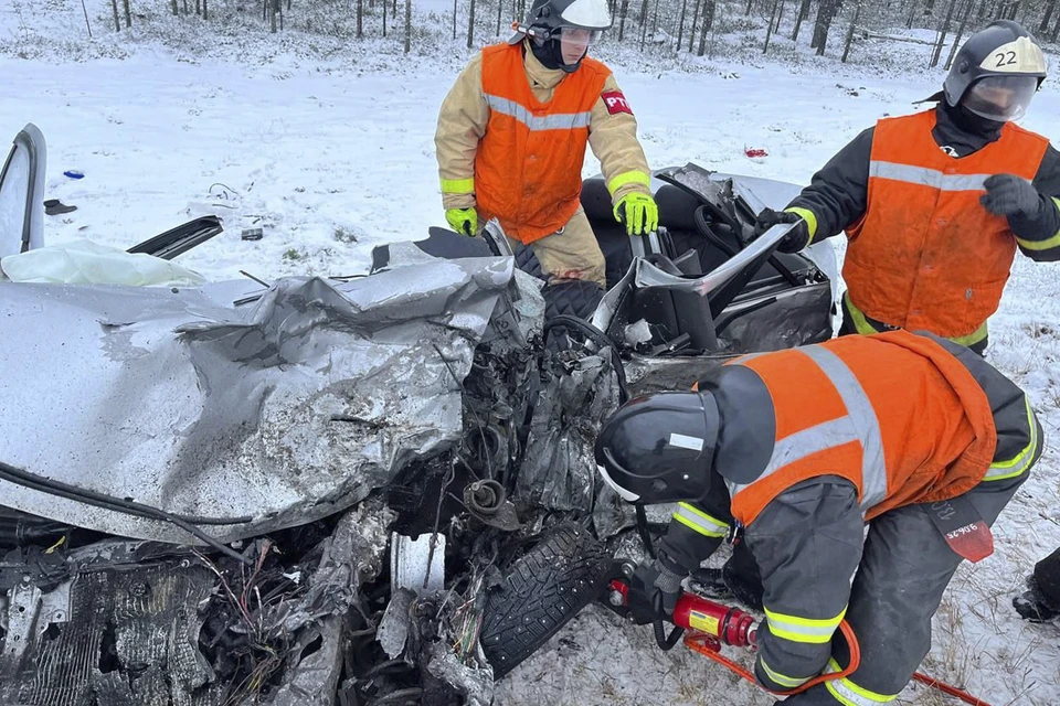 В аварии погибли мужчина и женщина. Фото: t.me/goskomitet_rk