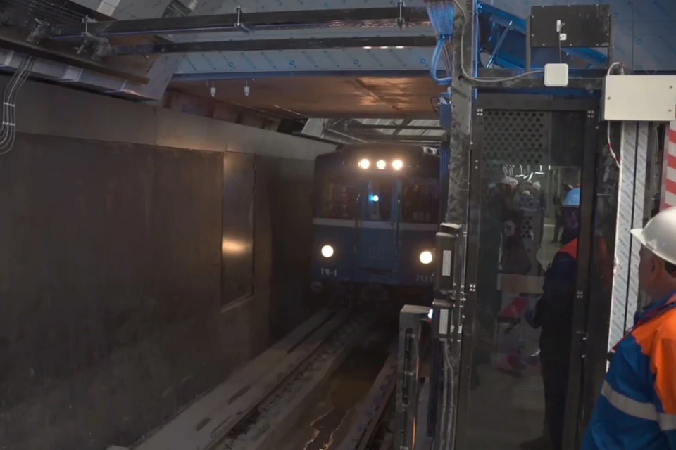 Поезд прошел тестовый маршрут. Фото: t.me/stroimmetro