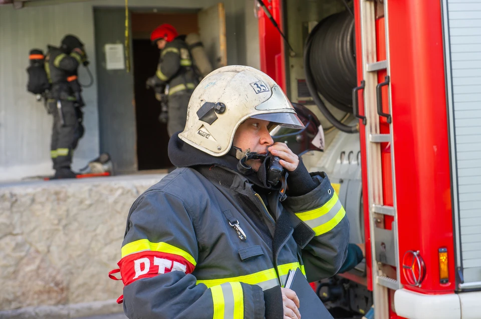 Коммуналка вспыхнула в Центральном районе.