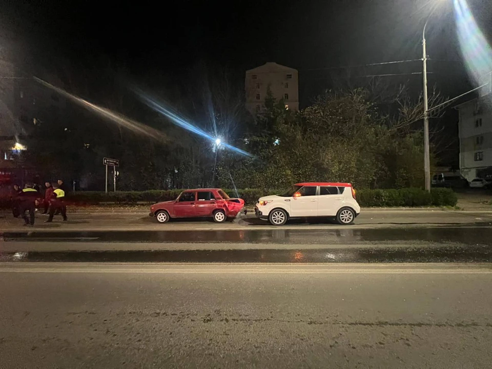 Место ДТП. Фото: ГИБДД Севастополя