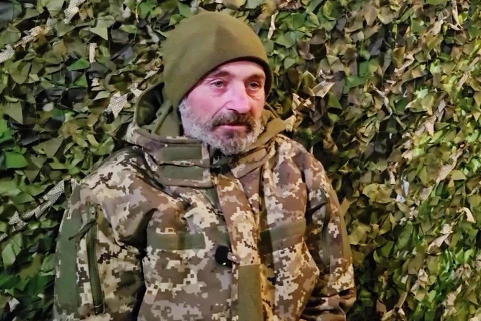 Пленный военнослужащий 42-й бригады ВСУ Валентин Боклаганич