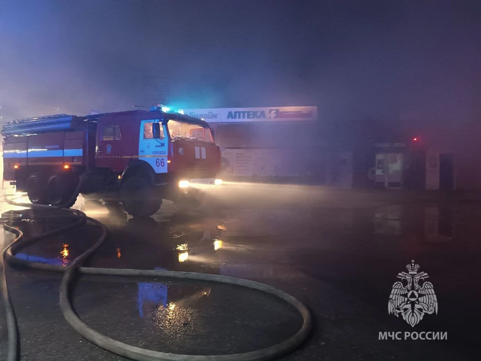 Прокуратура заинтересовалась крупным пожаром в магазине в Городце