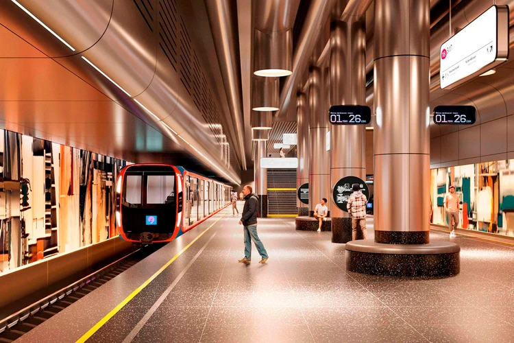 Нержавеющая классика: как будет выглядеть станция «ЗИЛ» Бирюлевской линии