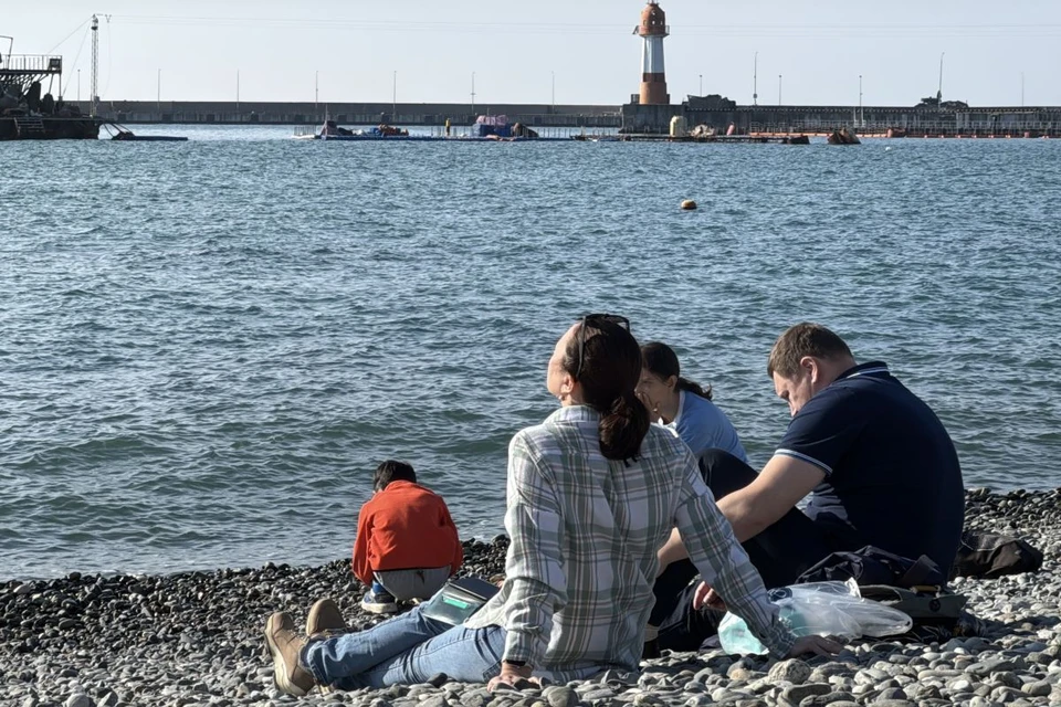 В этом году в Сочи даже в конце ноября можно загорать