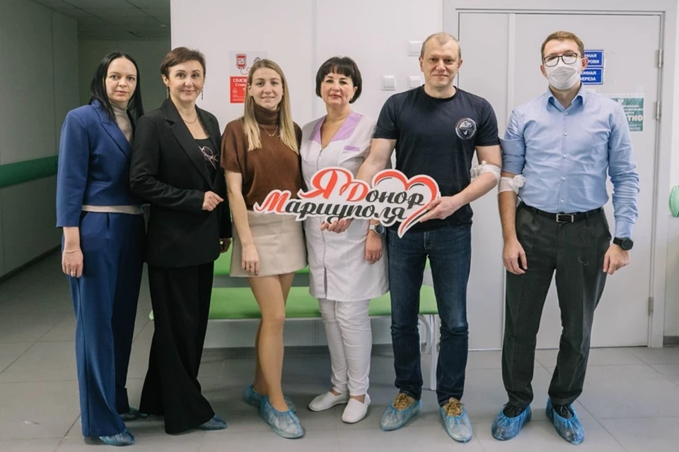 Кольцов и его команда заместителей стали донорами. Фото: ТГ/Кольцов