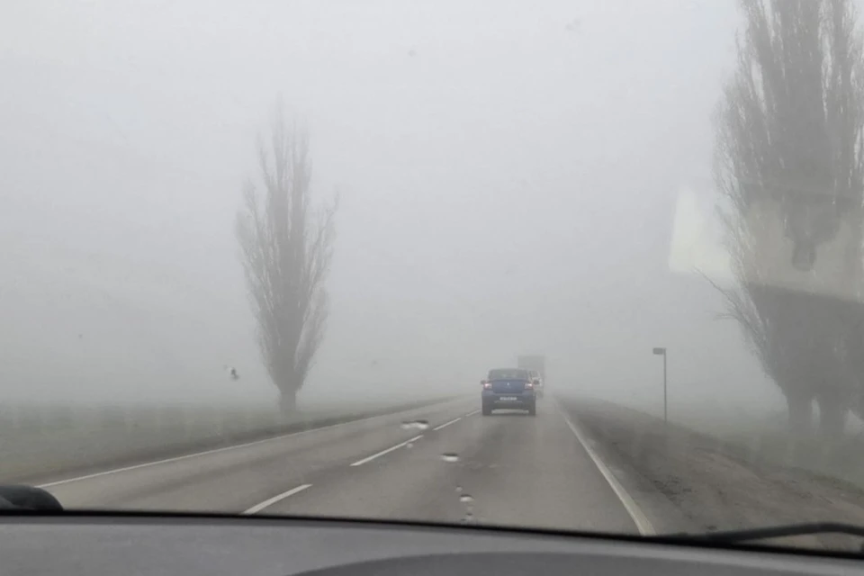 На города ДНР уже вторую неделю подряд опускается густой туман