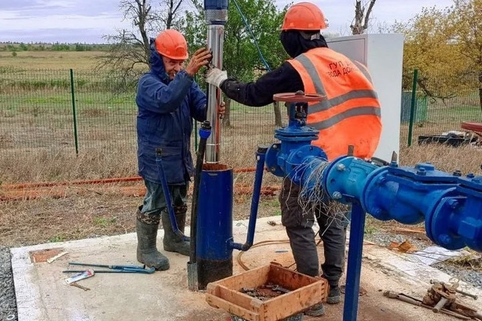 В четырех округах ДНР начали проводить разведку подземных вод. Фото: «Вода Донбасса»