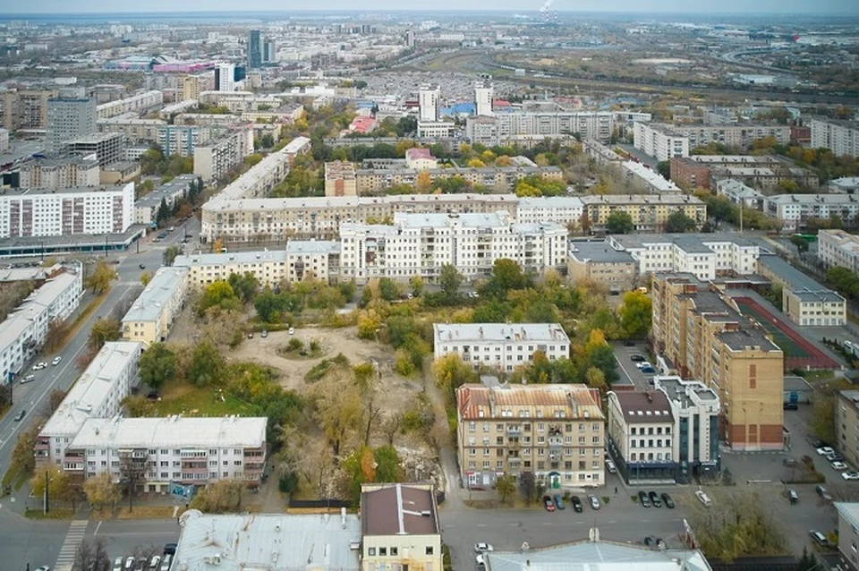 Первый КРТ жилой застройки в Челябинске, где расселение уже завершено, находится в границах улиц Пушкина – Тимирязева – Свободы – Плеханова. Фото: пресс-служба "Брусника"