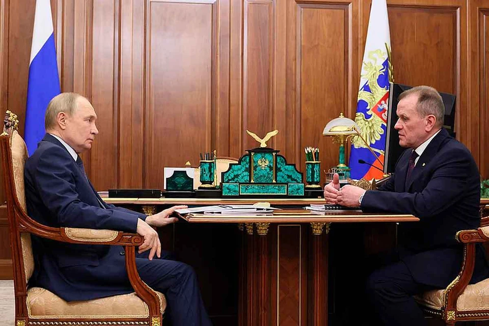 Владимир Путин провел встречу с директором ФСИН Гостевым в Кремле