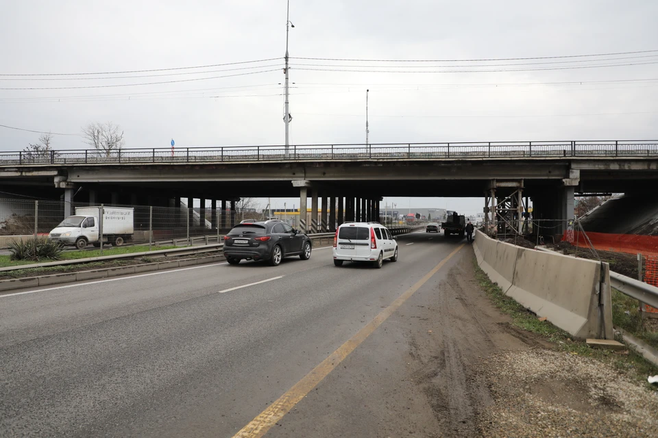 Фадеевский путепровод. Фото: Пресс-служба администрации Краснодарского края