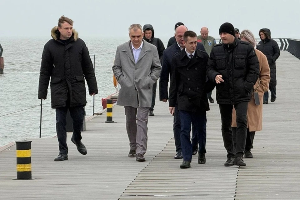 В Мариуполе рассмотрели потенциальную площадку для запуска морского пассажирского транспорта. Фото: ТГ/Бондаренко