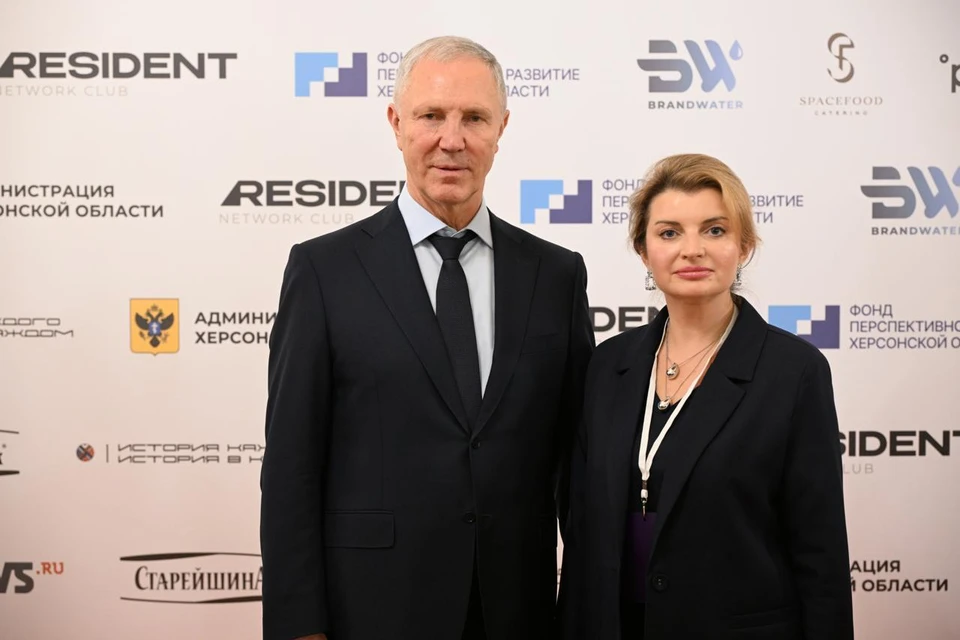 Владимир Сальдо и Ирина Кравченко. ФОТО: ТГ-канал Владимира Сальдо.