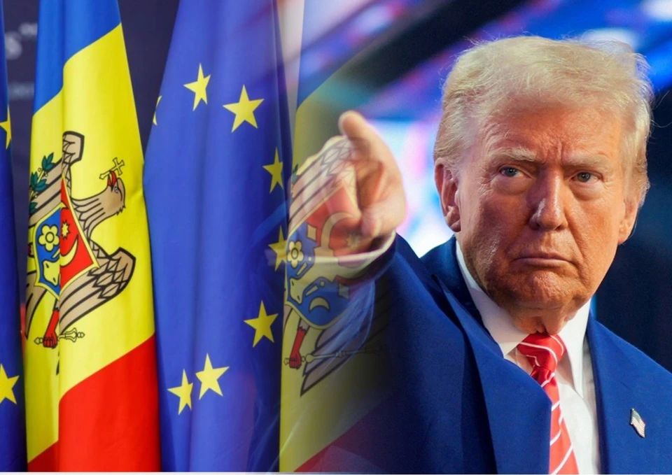 Из новой стратегии национальной безопасности США, которую на днях опубликовал Трамп, исключен пункт о поддержке евроинтеграции Молдовы. Коллаж КП