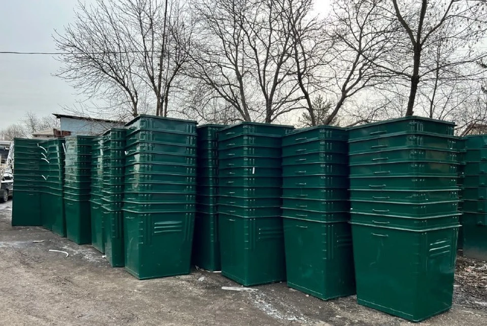 Более 200 новых мусорных контейнеров закупили в округах Ставрополья. Фото: минЖКХ СК