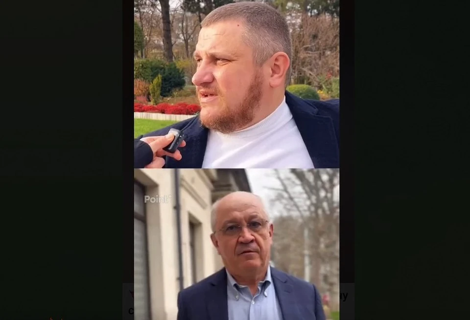 Премьер Александр Мунтяну ответил на вопрос "случайного" прохожего о своем русском акценте. Фото: скрин с видео