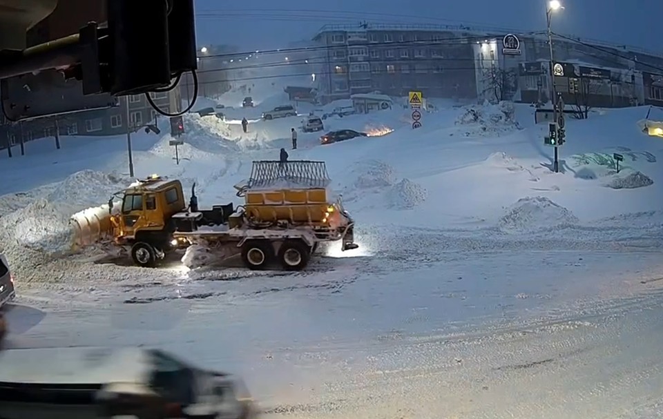 На Камчатке бушует мощный циклон