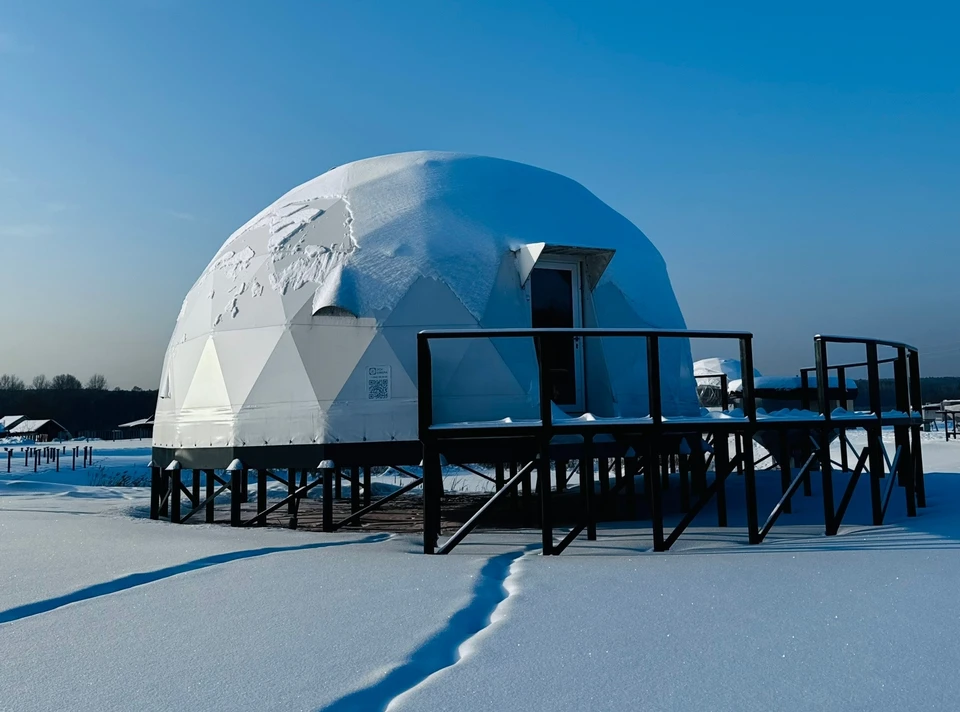 К сегодняшнему дню возведено несколько домов для будущих отдыхающих. Фото: пресс-служба Мамадышского района.