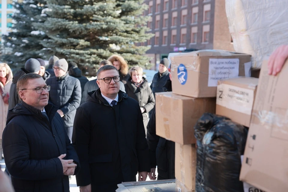 Из Челябинской области в ДНР отправили 54-й гуманитарный груз. Фото: gubernator74.ru/