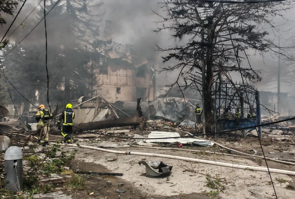 Число пострадавших от взрыва в Пятигорске выросло до шести. Фото: МЧС России по СК