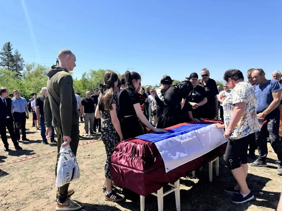 Ульяновцы из Новоспасского района проводили в последний путь бойца СВО Пузанова | ФОТО: администрация Новоспасского района