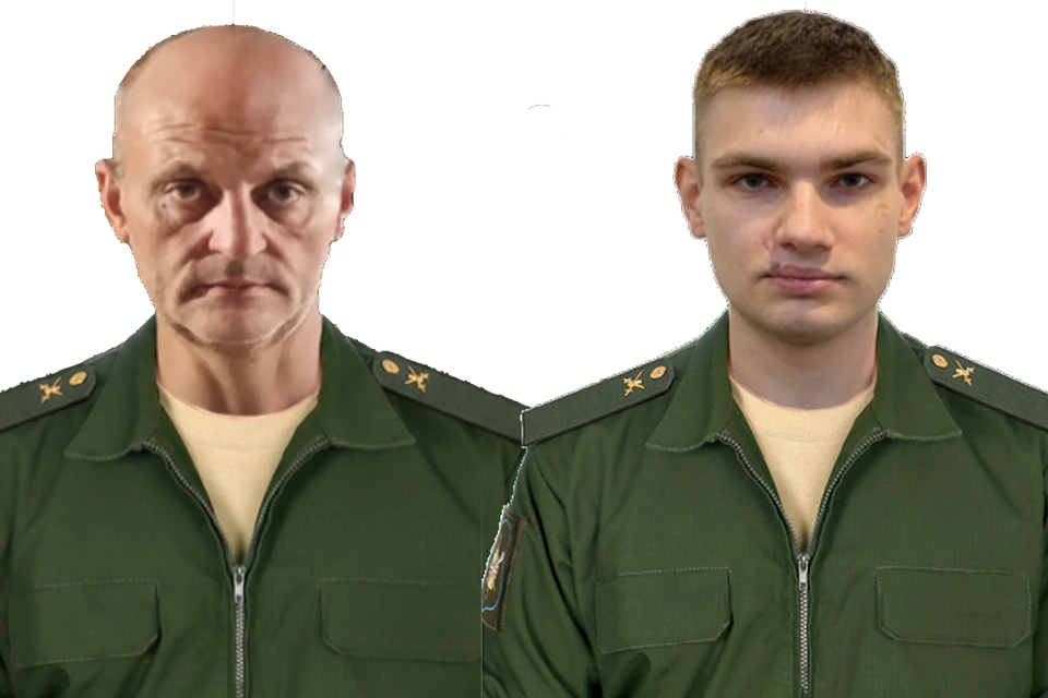 Рядовой Андрей Коцюба и Рядовой Даниил Соколов