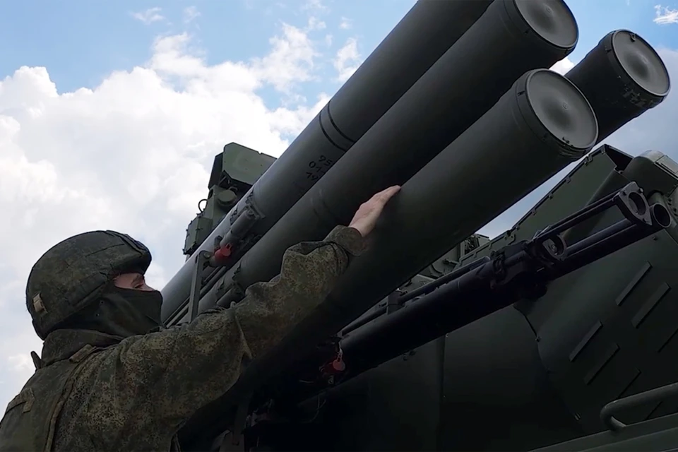 Боевая работа ЗРПК "Панцирь-С"