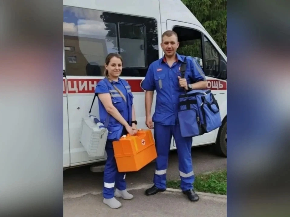 Фельдшеры Андрей Григорьев и Анастасия Булакина из Борисоглебска
