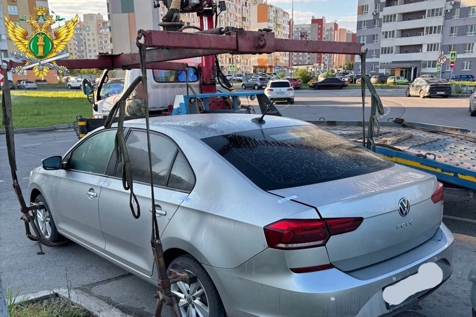 Должник каждый раз парковал машину в разных местах Фото: ГУФССП по Самарской области