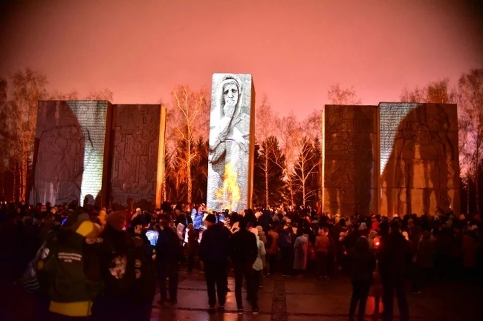 В Новосибирске пройдет световое шоу в память о жертвах ВОВ.