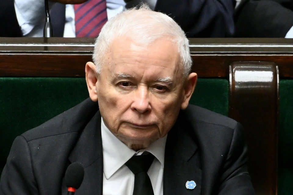 Лидер польской партии "Право и справедливость" Ярослав Качиньский недвусмысленно заявил, что Киев не сможет вступить в ЕС, если продолжит прославлять Степана Бандеру и ОУН*-УПА*. Фото: IMAGO/DAMIAN BURZYKOWSKI/imago-images.de/Global Look Press
