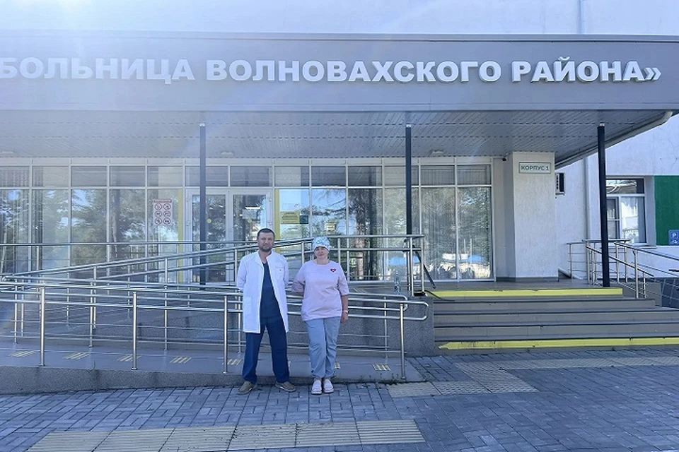 Шесть ямальских медиков отправились помогать коллегам в Волноваху на два месяца. Фото: Администрация Волновахского округа